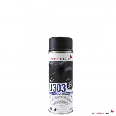 Spray universel U303 Noir satiné, 400 ml.